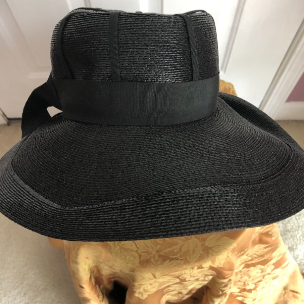 Black Wide Brim Hat